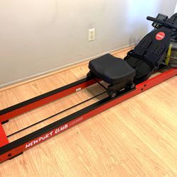 First Degree Newport Club Fluid Row Machine Exercise Water Rower Rowing Fitness Trainer Crossfit