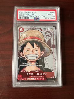 PSA 10 Monkey D. Luffy One Piece Card P-001 Pokemon cards tcg