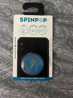 SpinPops Phone Grip with adhesive sticker Cell Phone Kickstand