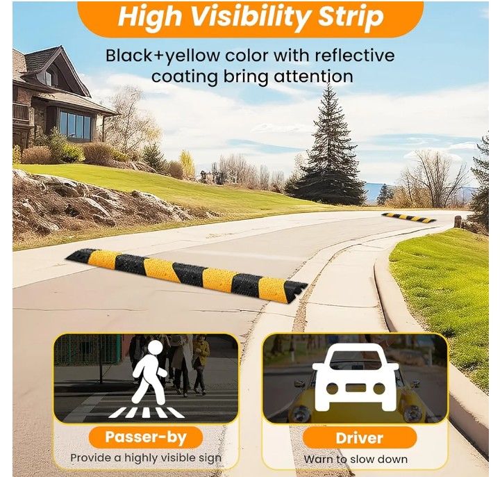 traffic bump speed bump speed hump tire stop New nueva