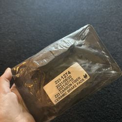 Carbon fiber ceramic brake pads