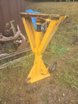 Trailer stabilizing jack / support stand 100k lbs