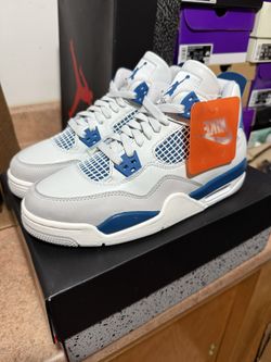 NIKE AIR JORDAN 4 MILITARY BLUE Sz 8.5 & 9.5 DS