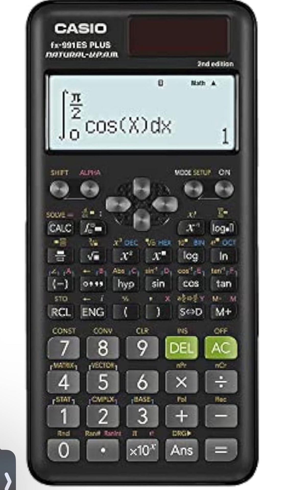 Casio FX-991ES Plus-2nd Edition Scientific Calculator
