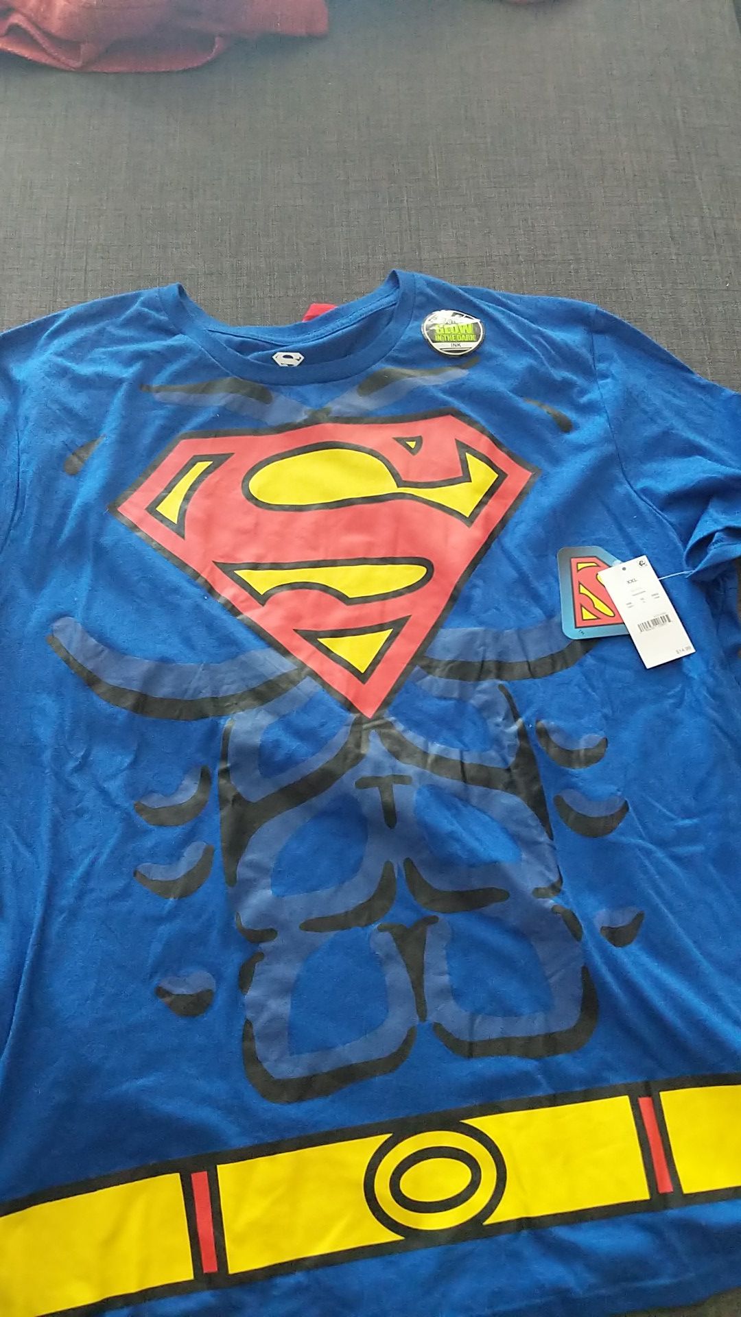 Super man t-shirt size XXL