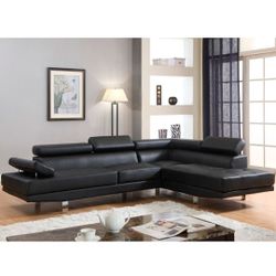 Black Seccional Couch 