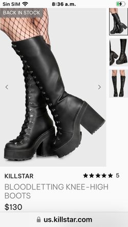 Killstar, black boots