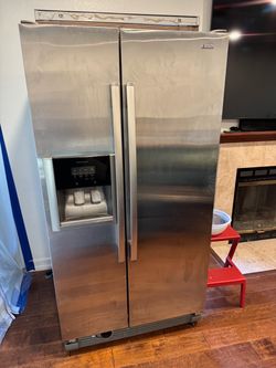 Kenmore refrigerator side by side