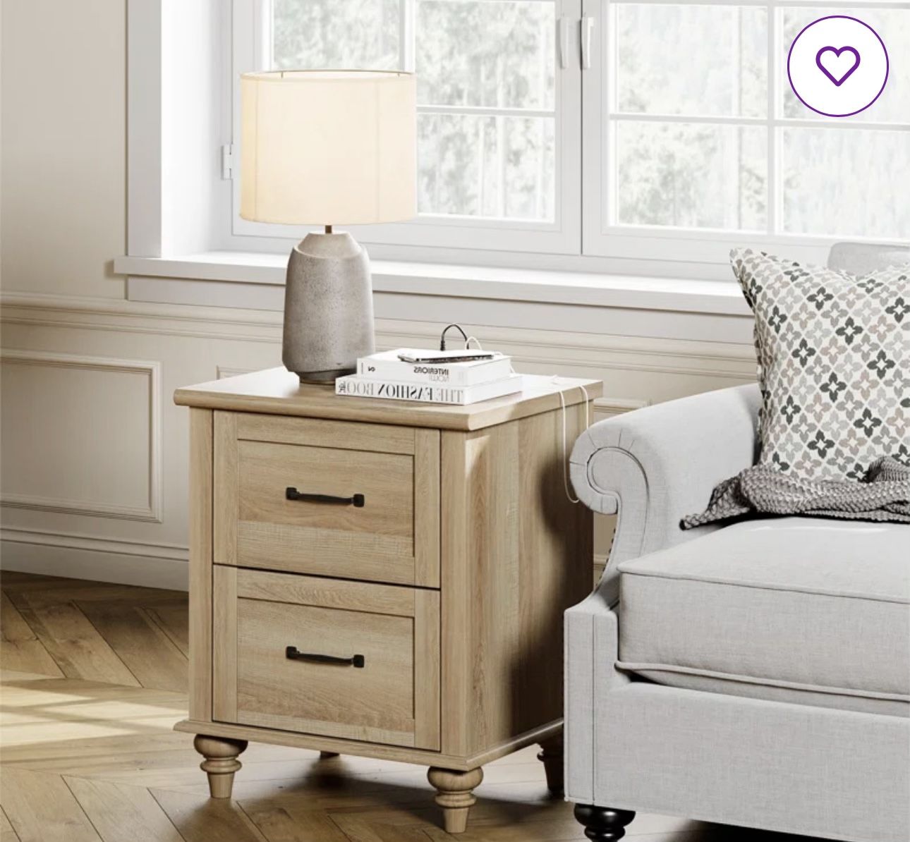 2 electronic night stands