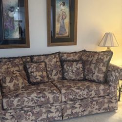 Sofa Clean $160 Plus Lamp Also Another Loveseat $160 