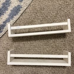 White Shelves Or Spice Rack