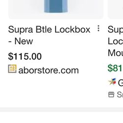 Supra Lock Box New