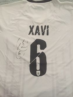 Xavi official autograph jersey
