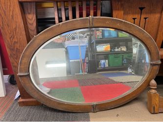 Antique Wood mirror