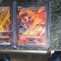 Team Rocket's Moltres Ex Stamped Set