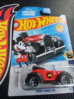 Hot Wheels Mainline Disney Mickey Mouse car