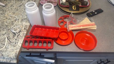 New chick feeders