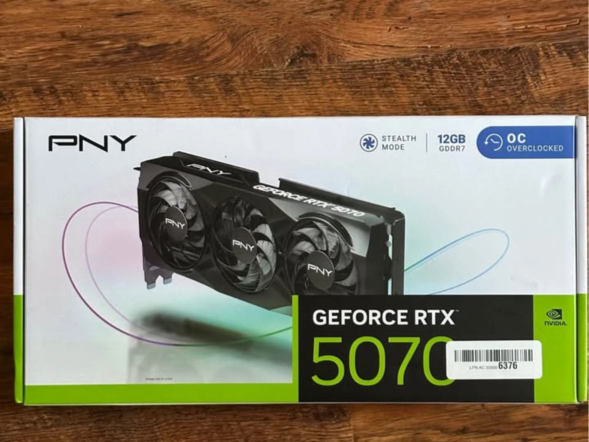 PNY - NVIDIA GeForce RTX 5070 Graphics Card - 12GB Triple Fan GPU