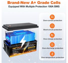 12V 300Ah LiFePO4 Battery, 200A BMS 3840Wh Lithium Iron Phosphate Battery 15000+ Cycles, Low-Temp Protection Ideal for Solar Off-Grid Power System, Ho