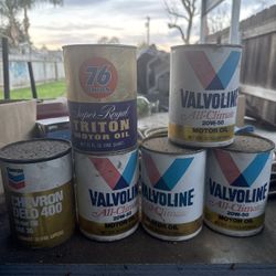 1970s Oil Cans