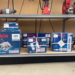 Bosch new in box tools