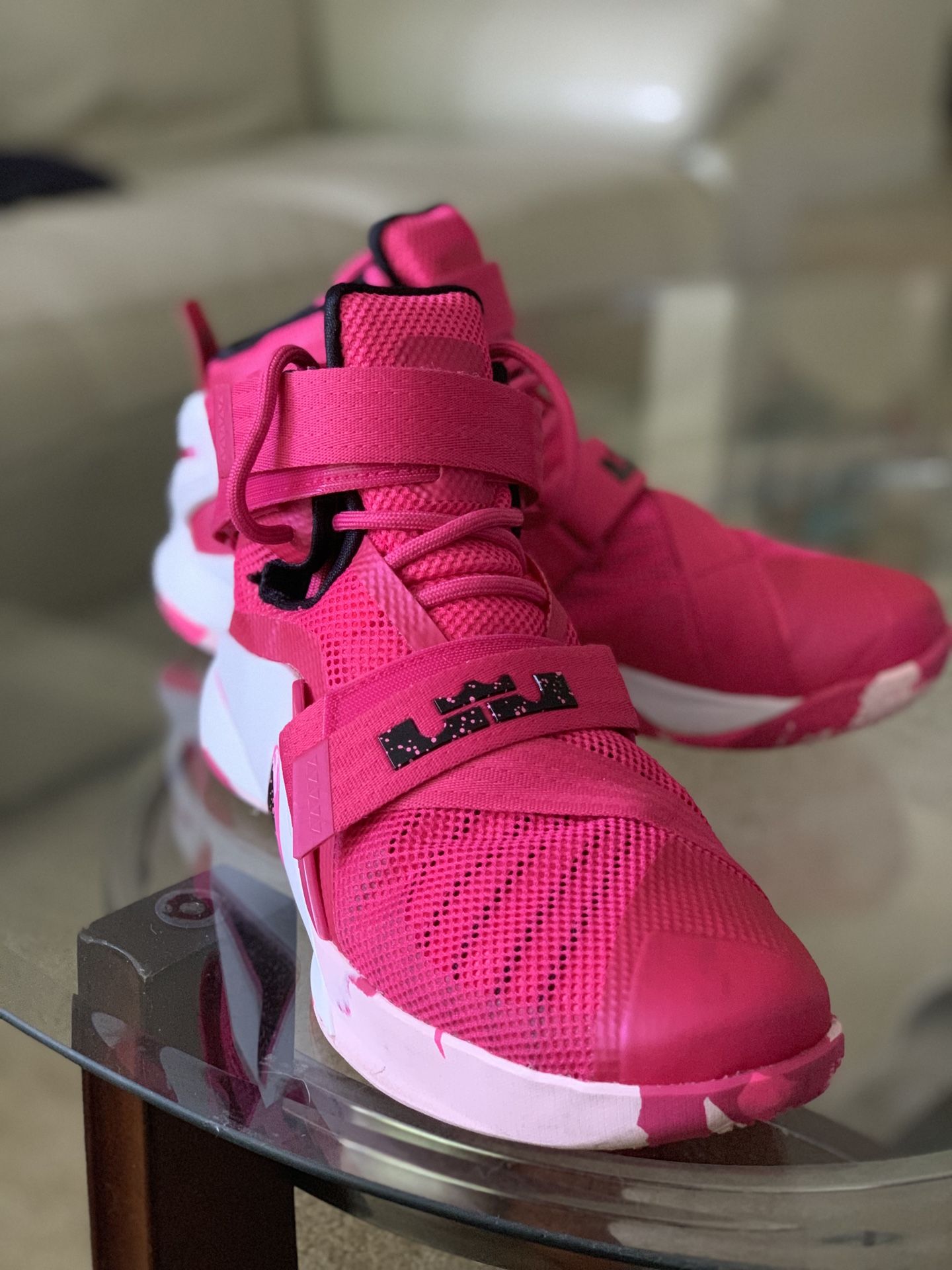 Lebron Soldiers Sneakers- Breast Cancer Awareness Limited Edition