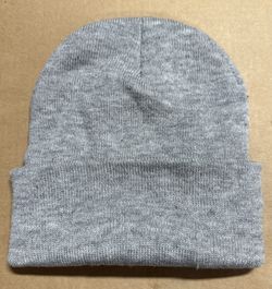 9 Ash Grey Beanies