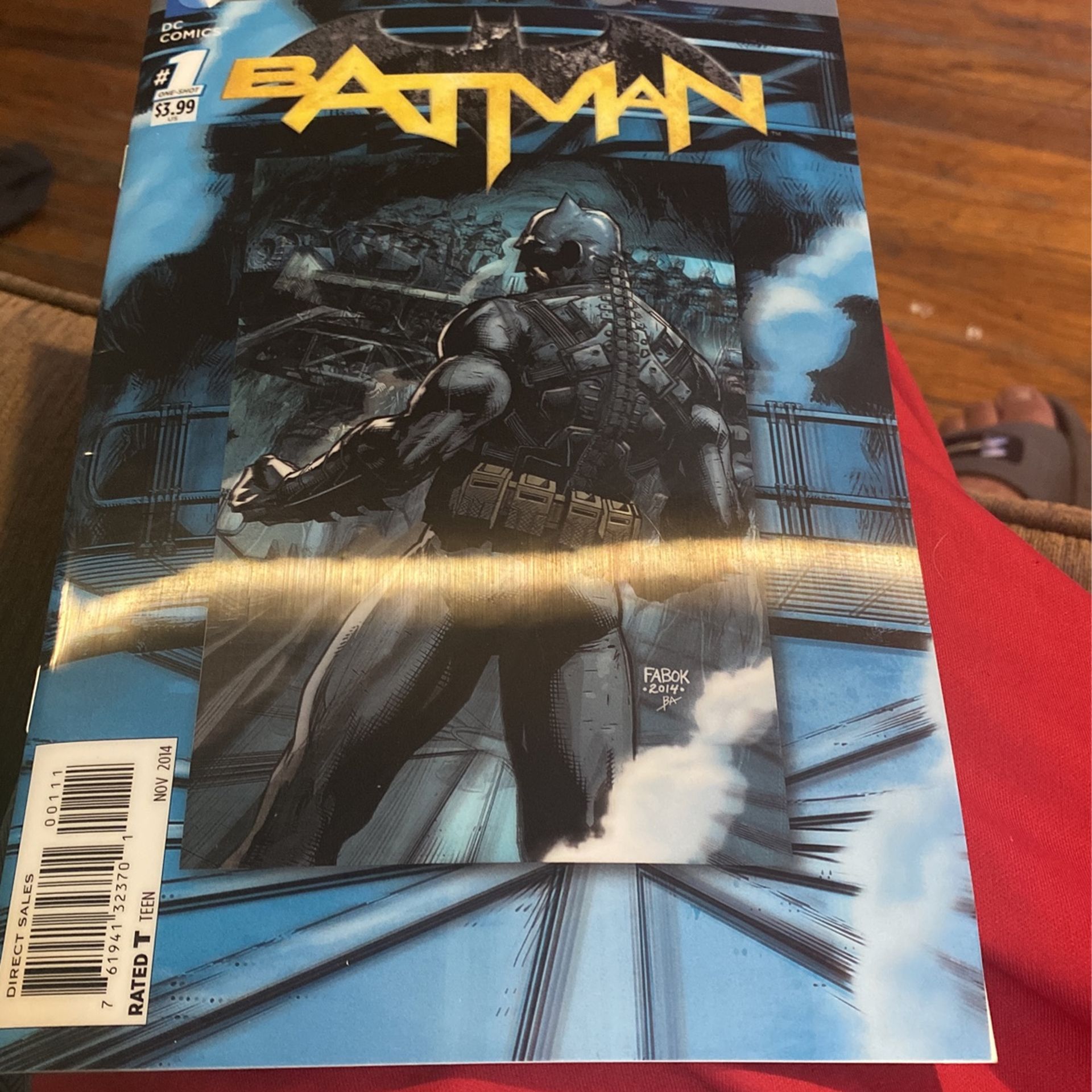 Batman #1 Future End 3D Cover