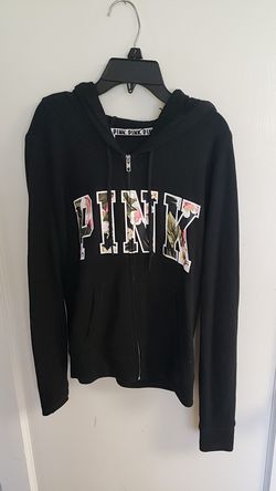 Pink zip up hoodie size small