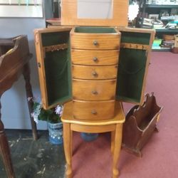 Standing Jewelry Armoire -Reduced Price