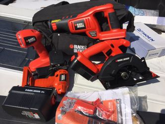 NEW 24V BLACK AND DECKER 5 TOOL COMBO