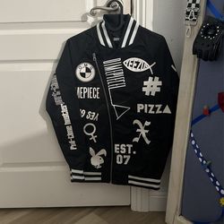 Black and white jacket
