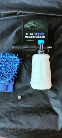 Brand new foam Cannon for pressure washer has 2 foaming filters 20$