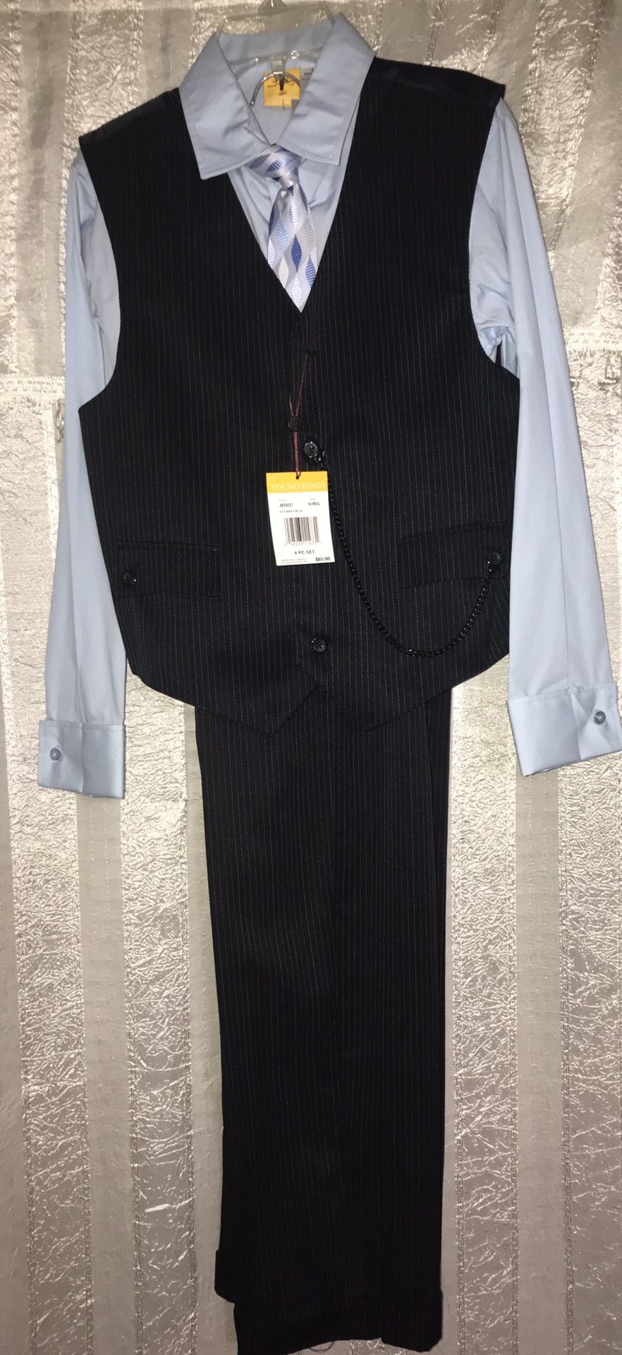 Boys 4 piece dress shirt set Size 14