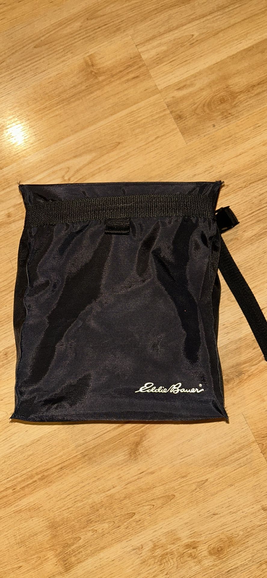 Eddie Bauer black lunch travel collapsible portable tote bag w/ handle new