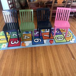 Carolina kids play chairs set of 4 pottery barn kids