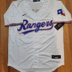 MLB Texas Rangers men's baseball uniform 53# Carcia breathable embroidered jersey