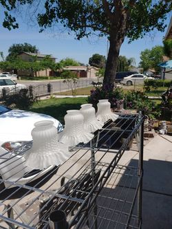 Antique fan fixtures