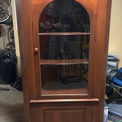 Vintage Corner Cabinet