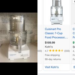 Cuisinart Food Processor