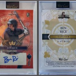 Ben Rice - 2024 Wild Card 5 Card Draw Stacked DecK  - 2/2 Auto - New York Yankees