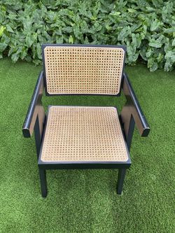 Teak & Cane Chair (#2)