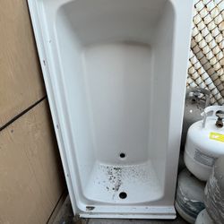 White tub shower bathroom restroom