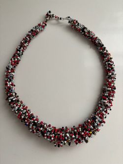 Multicolor Seed Bead Necklace