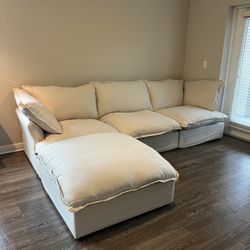 Beige Cloud Sectional (Brand New)