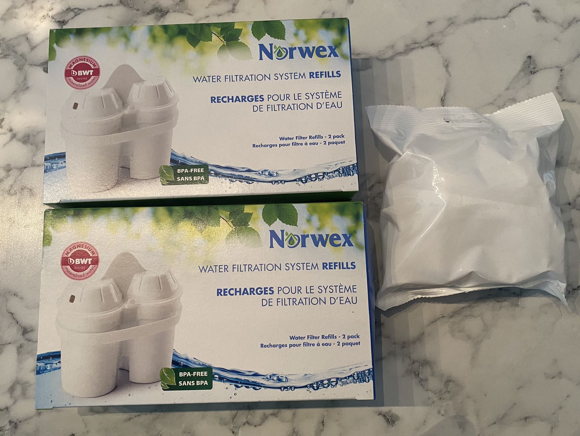 5 Norwex Water Filter Refills