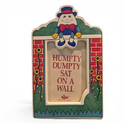 Russ Humpty Dumpty Sat on a Wall Ceramic Photo Frame 4x6