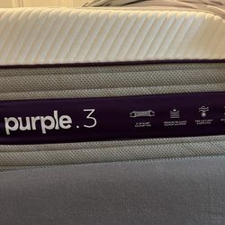 Purple Hybrid 3 King Mattress And Bed Frame