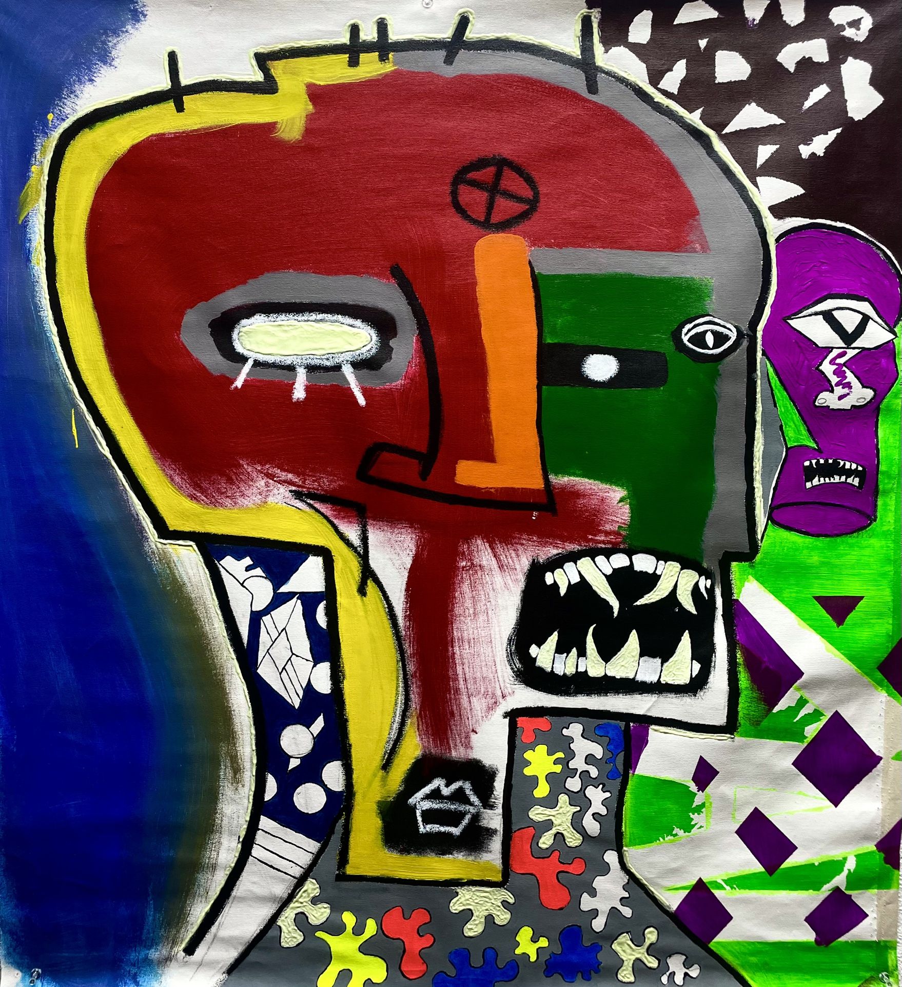 Untitled (Unstretched Canvas)