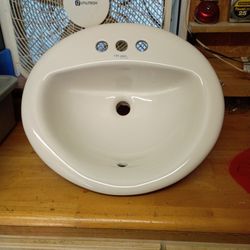 Used Bathroom Porcelain Sink Excellent Shape